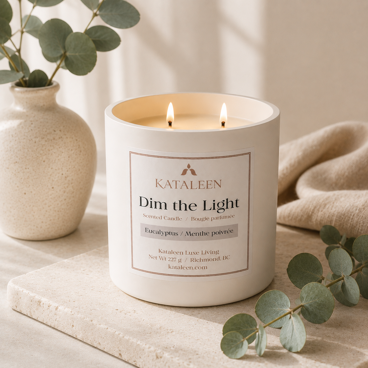 Dim the Light — Migraine Awareness Candle
