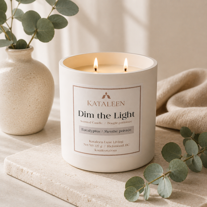 Dim the Light — Migraine Awareness Candle